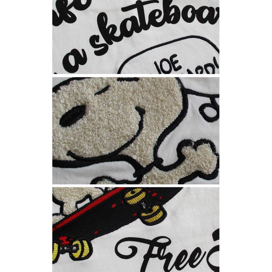 Tシャツ メンズ 半袖 スヌーピー SNOOPY フラッグスタッフ FLAGSTAFF 刺繍 レディース PEANUTS ピーナッツ｜ll-factory｜06