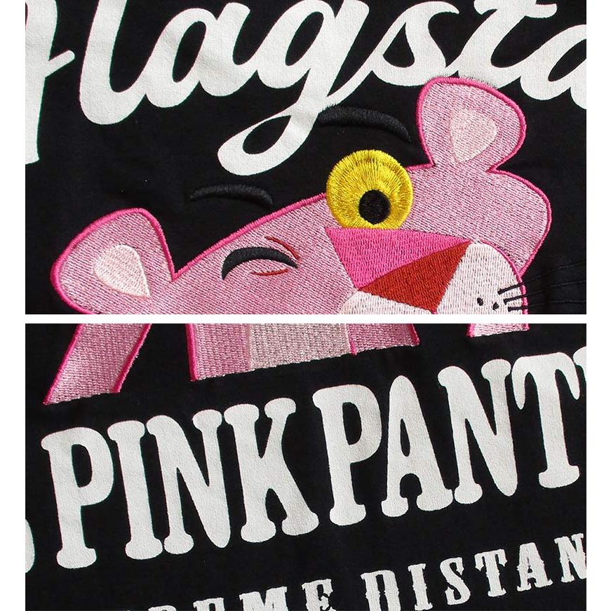 Tシャツ メンズ 半袖 ピンクパンサー Pink Panther フラッグスタッフ FLAGSTAFF 刺繍 レディース｜ll-factory｜06