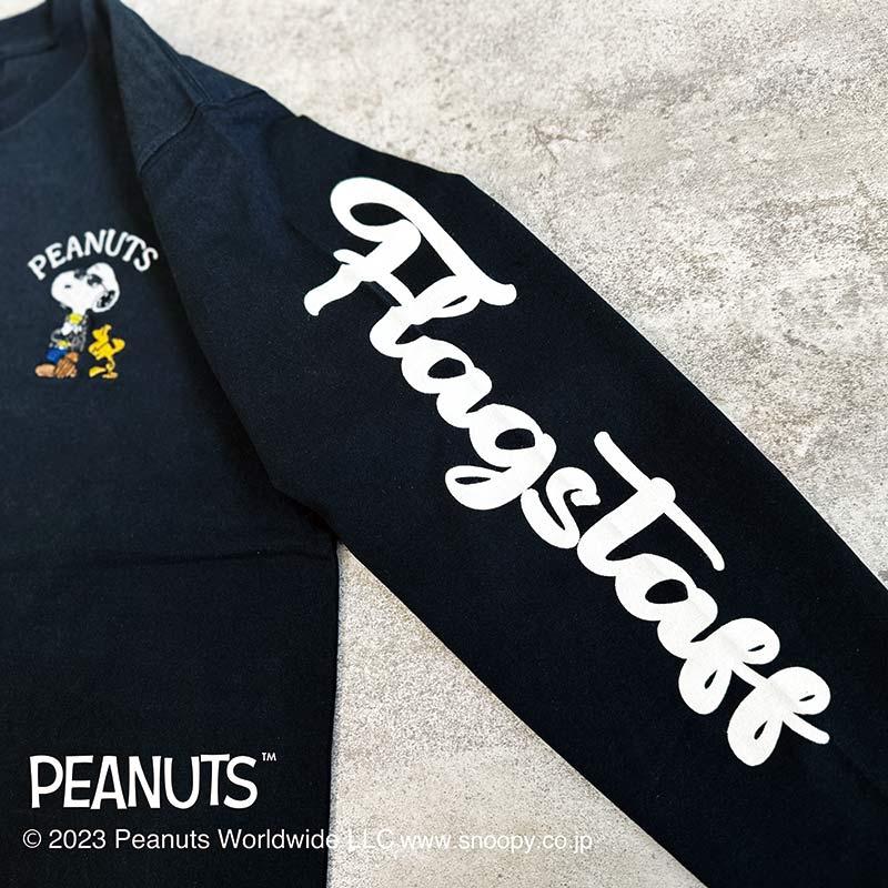 長袖Tシャツ スヌーピー SNOOPY ロンT フラッグスタッフ FLAGSTAFF 刺繍 メンズ レディース PEANUTS ピーナッツ｜ll-factory｜04