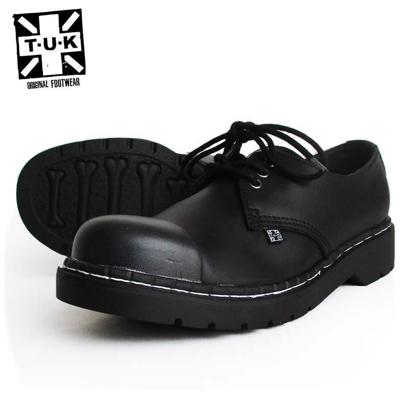 3ホール ギブソン シューズ TUK ティーユーケー メンズ A9754 安全靴 スリーホールシューズ ダービーシューズ