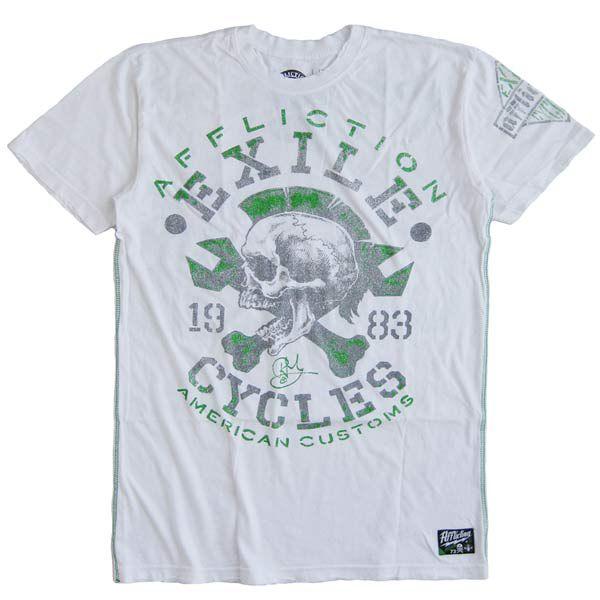 Affliction アフリクション Tシャツ メンズ 半袖Tシャツ ダメージ加工 