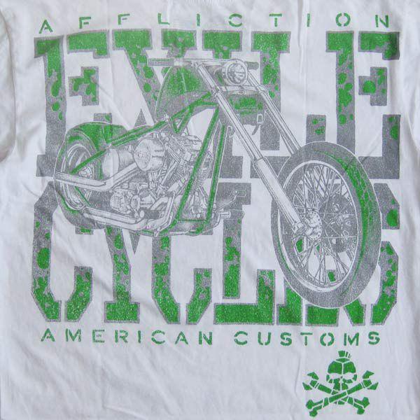 Affliction アフリクション Tシャツ メンズ 半袖Tシャツ ダメージ加工 