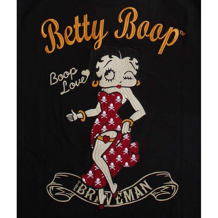 ベティーブープ Betty Boop 6分Tシャツ 長袖Tシャツ ロンT メンズ