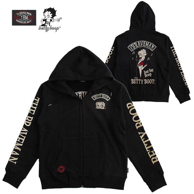 ベティーブープ ZIPパーカー Betty Boop メンズ レディース The ベティーブープ ZIPパーカー Betty Boop メンズ レディース The