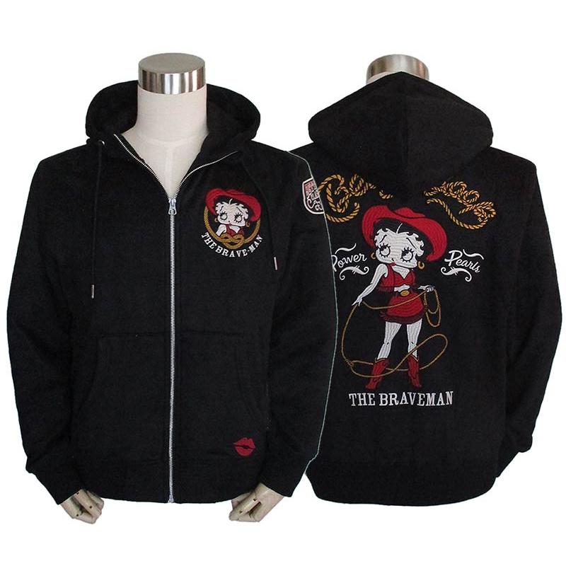 ベティーブープ ZIPパーカー Betty Boop メンズ レディース The ベティーブープ ZIPパーカー Betty Boop メンズ レディース The