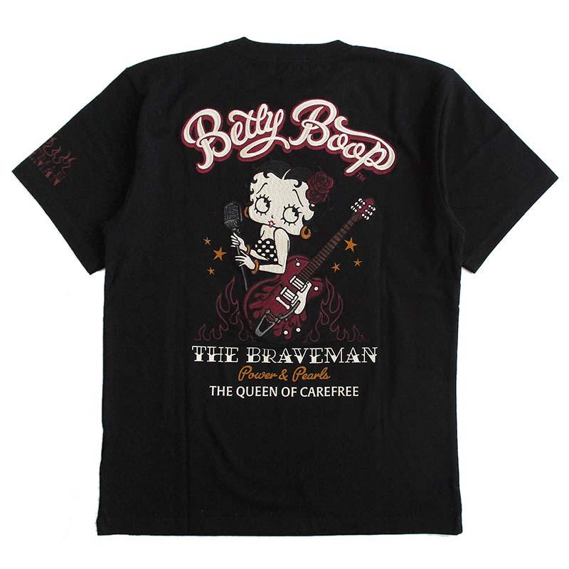 ベティーブープ Tシャツ 半袖 Betty Boop メンズ レディース The BRAVE-MAN ザ・ブレイブマン 刺繍 ロカビリー 50s｜ll-factory｜04