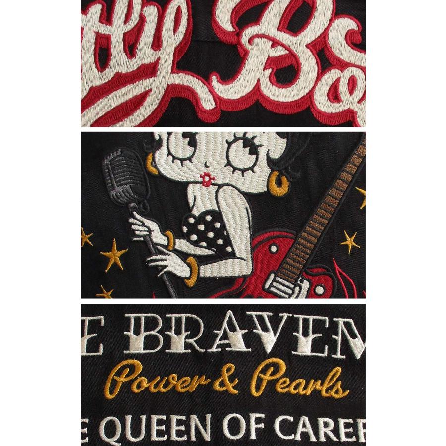 ベティーブープ ボーリングシャツ 半袖 オープンカラーシャツ Betty