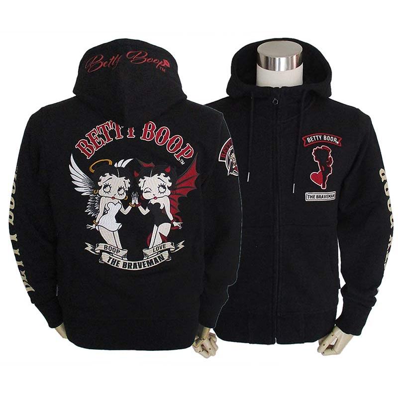 ベティーブープ ZIPパーカー Betty Boop メンズ レディース The