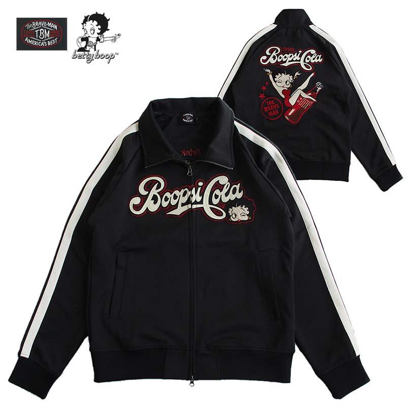 ベティーブープ 刺繍ジャージ トラックジャケット Betty Boop メンズ