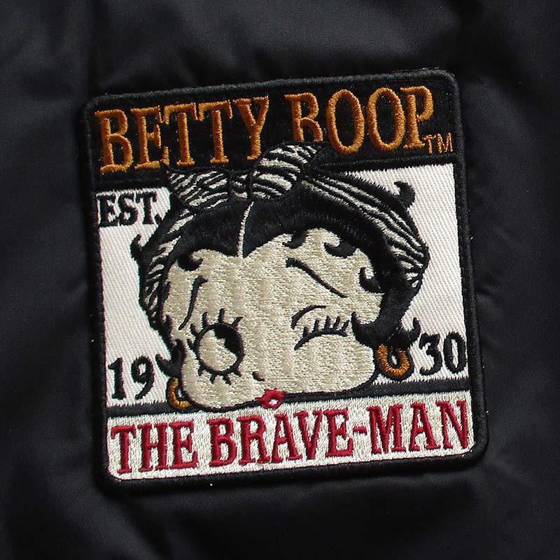 ベティーブープ ナイロンコーチジャケット Betty Boop メンズ 
