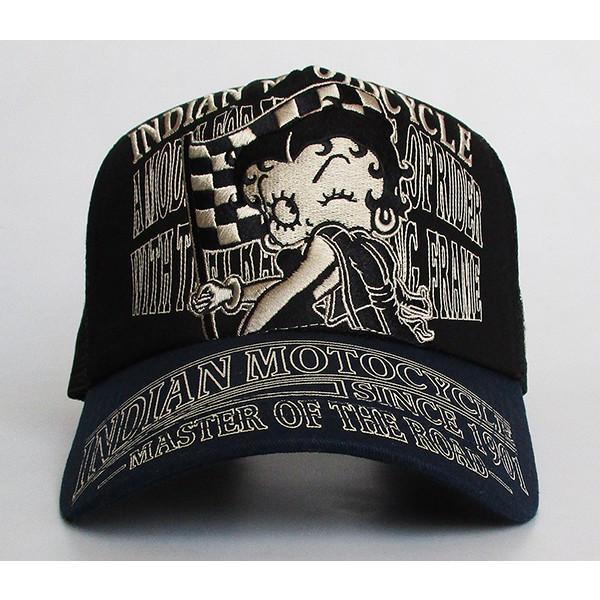 VANSON（バンソン） ベティーブープ Betty Boop メッシュキャップ 帽子