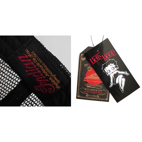 VANSON（バンソン） ベティーブープ Betty Boop メッシュキャップ 帽子