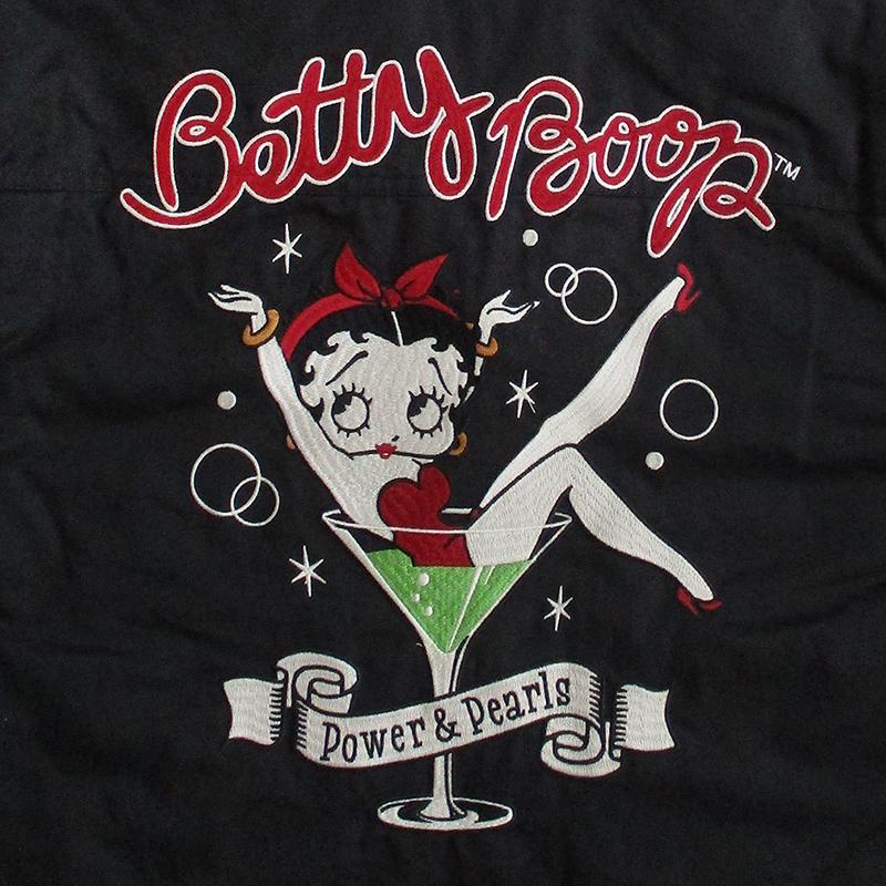 ベティ・ブープ ジャンパー　ブルゾン BETTY BOOP（ベティ ブープ） ベティちゃん スカジャン 刺繍 長袖