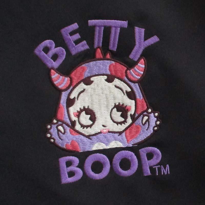 ベティーブープ Betty Boop BIGシルエット スムースZIPパーカー メンズ レディース オーバーサイズ 大きいサイズ 刺繍_2