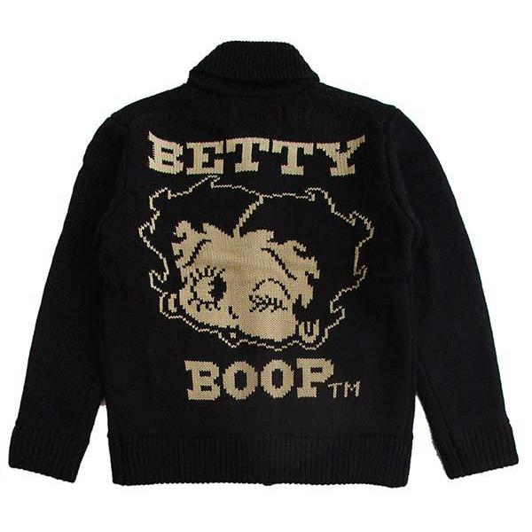 ベティーブープ Betty Boop カウチンニット ジャケット メンズ 