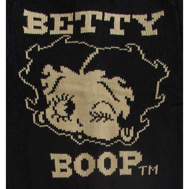 ベティーブープ Betty Boop カウチンニット ジャケット メンズ 
