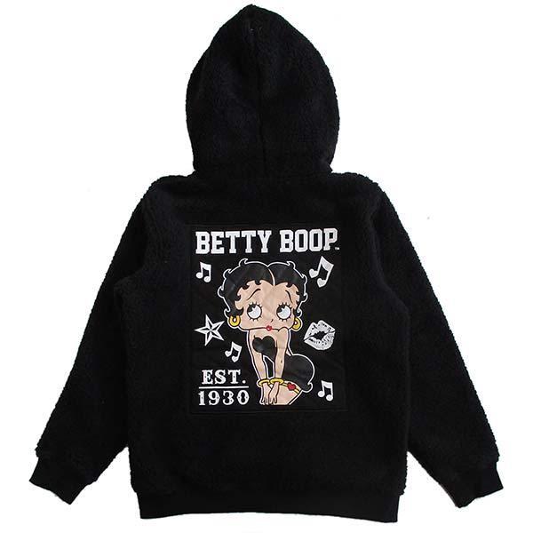ベティーブープ Betty Boop ボアセットアップ（上下セット）パーカー メンズ レディース キャラクター