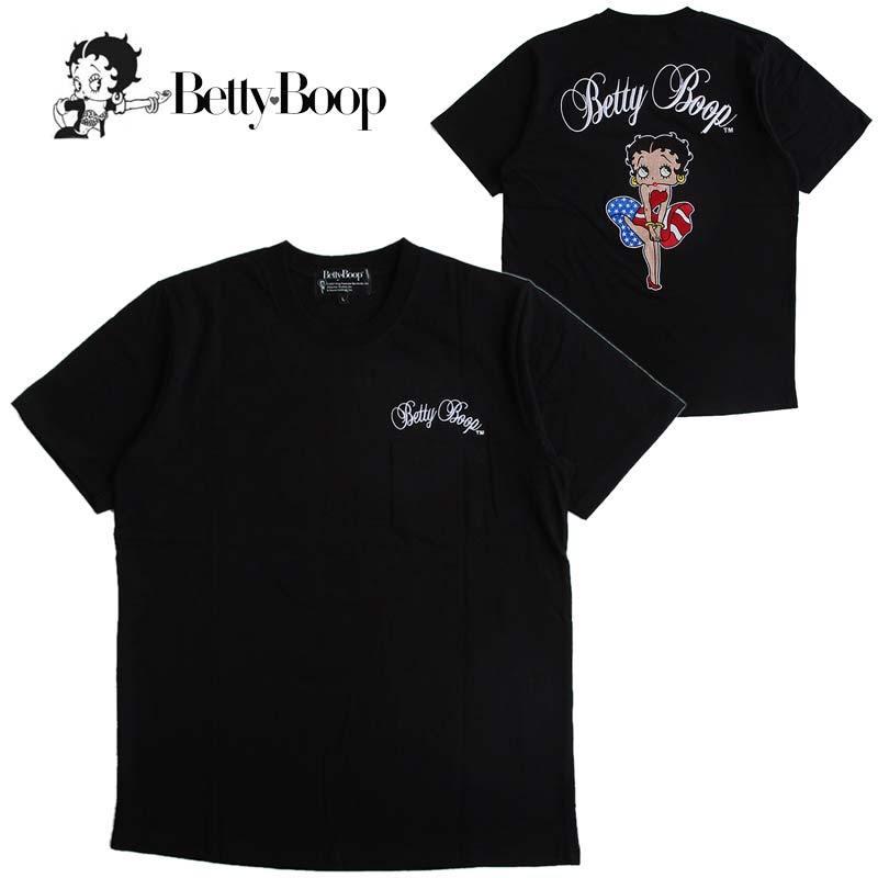 Tシャツ メンズ 半袖 ベティーブープ Betty Boop レディース キャラクター 刺繍 Be 77bk Ll Factory 通販 Yahoo ショッピング