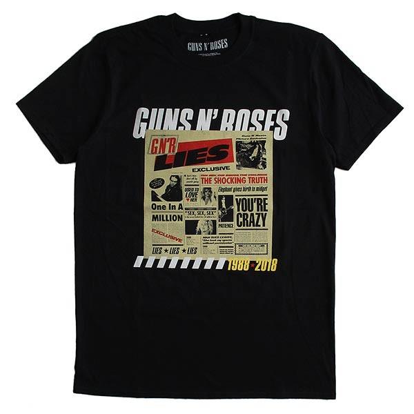 ガンズ・アンド・ローゼズ Guns N' Roses メンズ半袖Tシャツ 「GN'R