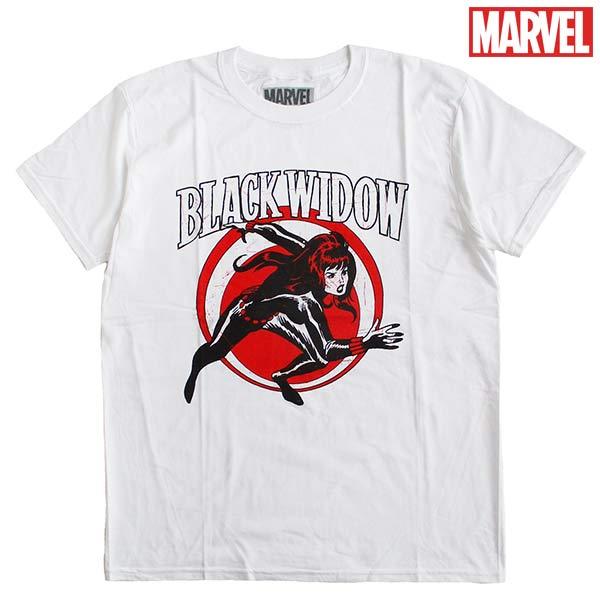 Tシャツ メンズ 半袖 ブラック・ウィドウ Black Widow MARVEL マーベル アメコミ レディース｜ll-factory