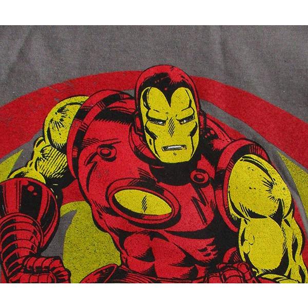 Tシャツ メンズ 半袖 アイアンマン Iron Man MARVEL マーベル アメコミ レディース｜ll-factory｜04