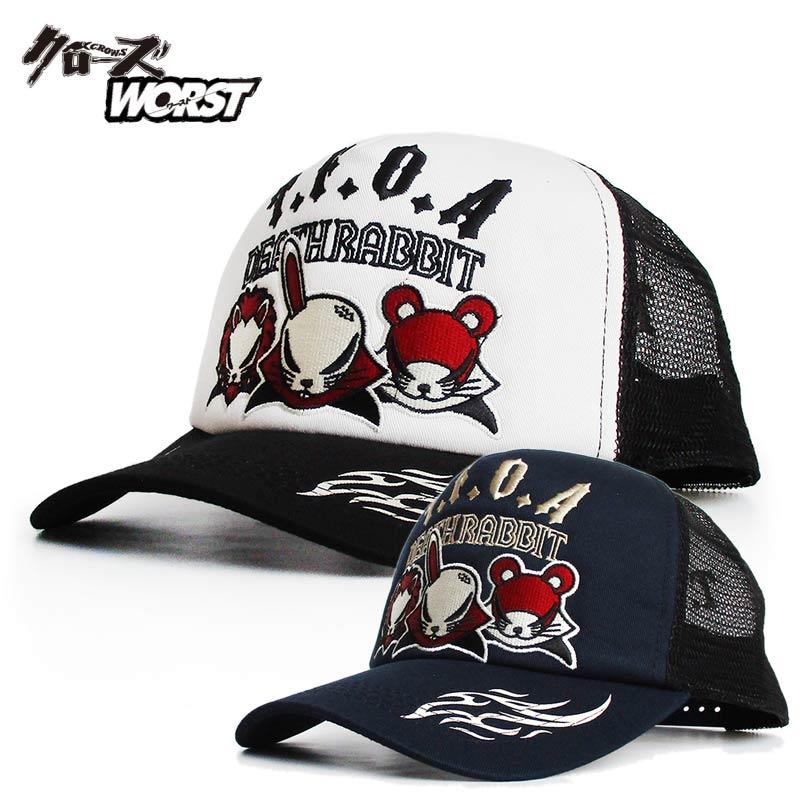 KKK ページです。 クローズ WORST メッシュキャップ 帽子 メンズ レディース 刺繍