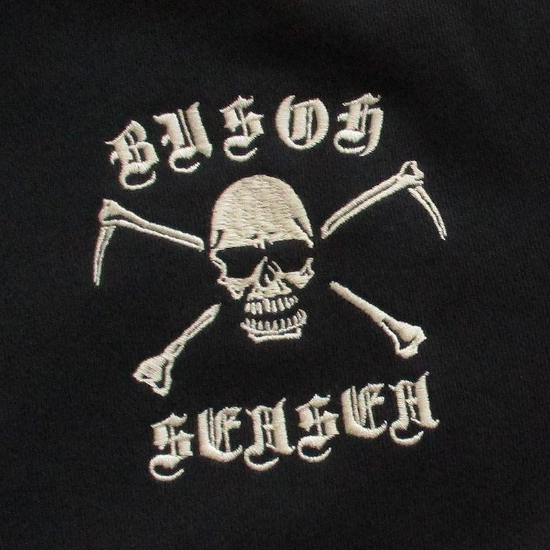 クローズ WORST メンズ ナイロン切替 裏毛ZIPパーカー スウェット 武装