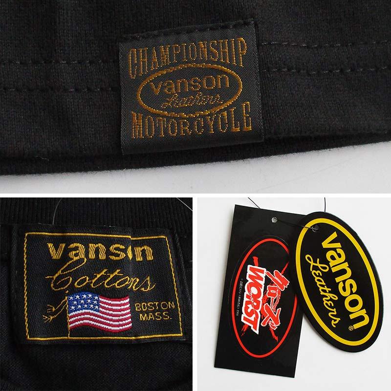 VANSON（バンソン） クローズ WORST メンズ 長袖Tシャツ ロンT デス