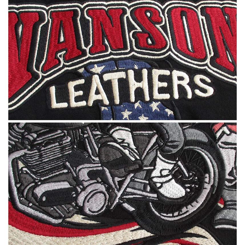 VANSON（バンソン） クローズ WORST メンズ 長袖Tシャツ ロンT デス