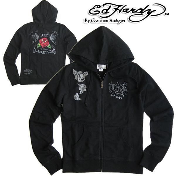 Ed Hardy エドハーディー パーカー レディース スウェット｜ll-factory