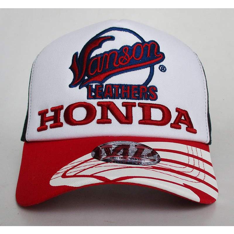 VANSON（バンソン） HONDA ホンダ コラボ メッシュキャップ 帽子