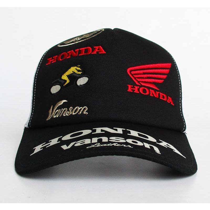 VANSON（バンソン） HONDA ホンダ コラボ メッシュキャップ 帽子