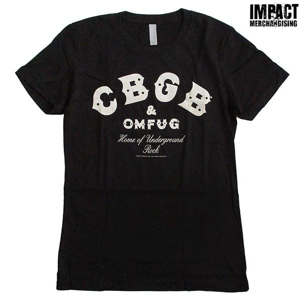 CBGB シービージービー レディース半袖Tシャツ バンドTシャツ ロックT