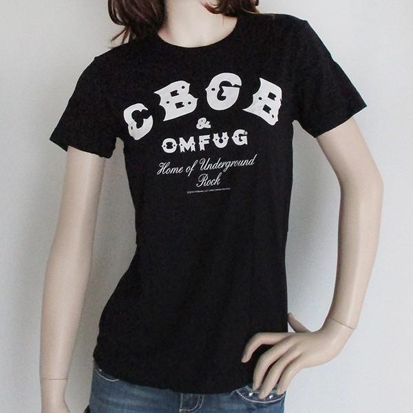 CBGB シービージービー レディース半袖Tシャツ バンドTシャツ ロックT