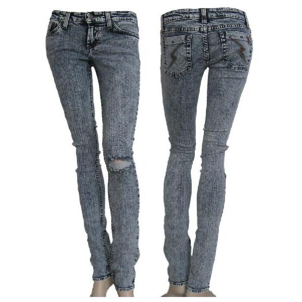 JET ジェット クラッシュスキニーデニム BAWJ ニコールリッチー : LL  