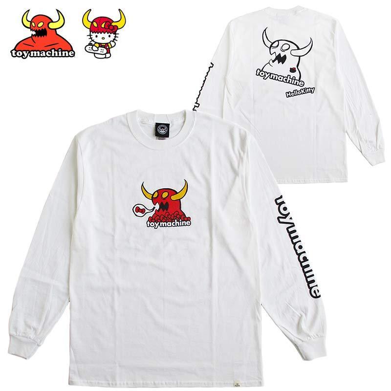 Toy Machine Hello Kitty 長袖カットソー TOY MACHINE（トイマシーン） ハローキティ Hello Kitty 長袖Tシャツ
