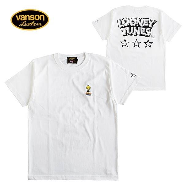 Ｔシャツ メンズ 半袖 VANSON バンソン ルーニー・テューンズ Looney Tunes トゥイティー｜ll-factory