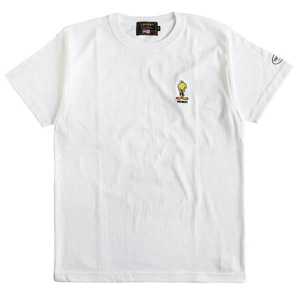 Ｔシャツ メンズ 半袖 VANSON バンソン ルーニー・テューンズ Looney Tunes トゥイティー｜ll-factory｜02