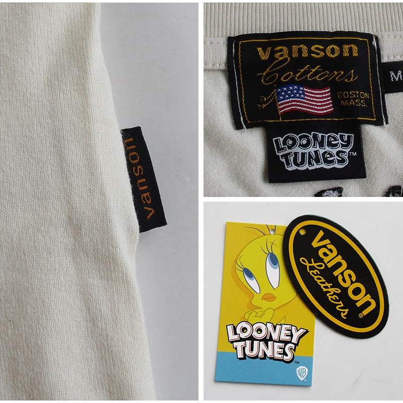 VANSON（バンソン） Looney Tunes ルーニー・テューンズ 長袖Tシャツ