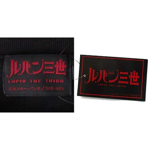 ルパン三世 長袖Tシャツ メンズ 次元大介 ロンT キャラクター 刺繍