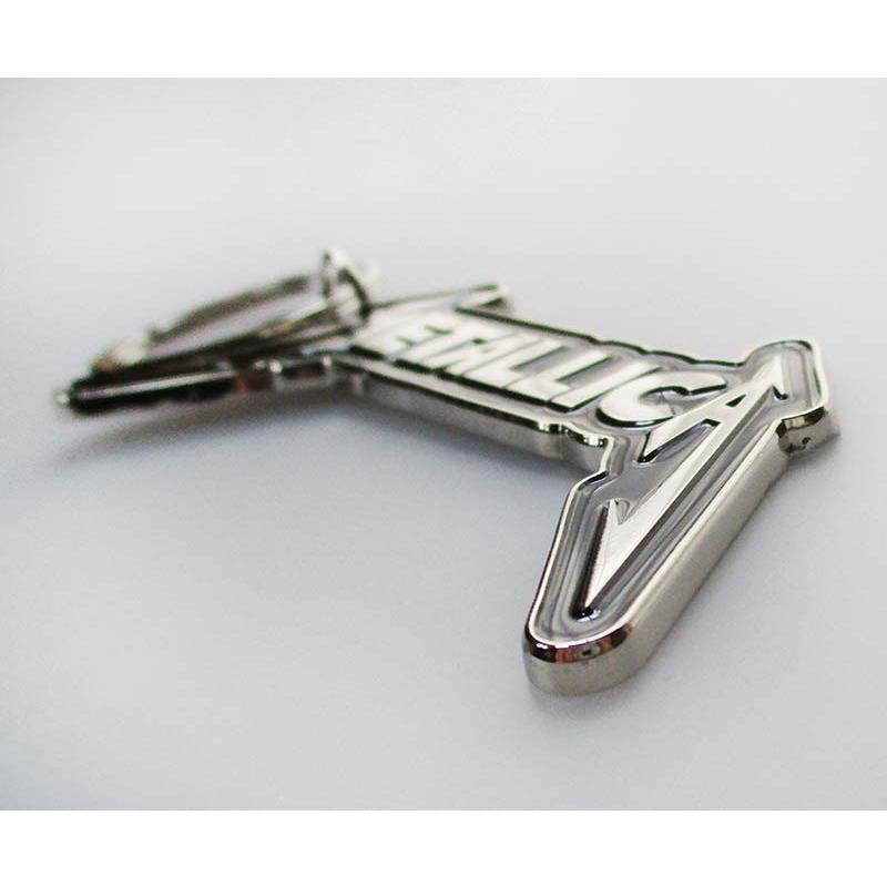 メタリカ　公式シルバーアクセサリー　キーリング METALLICA メタリカ キーチェーン キーホルダー オフィシャル