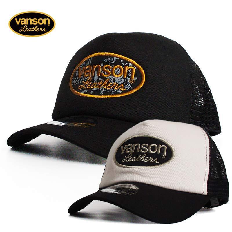 VANSON バンソン メッシュキャップ 帽子 メンズ レディース ロゴ