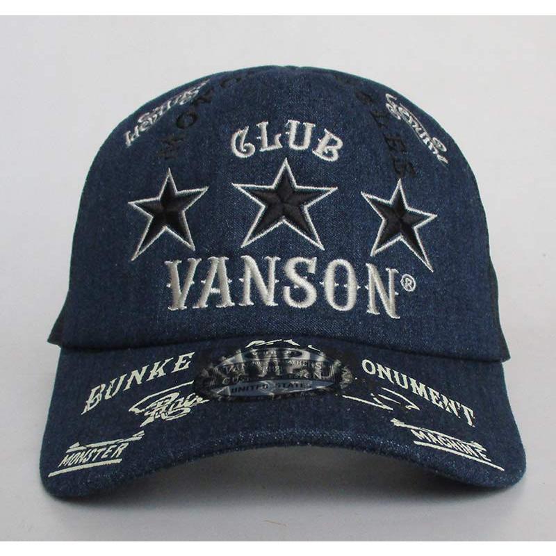 VANSON（バンソン） メッシュキャップ 帽子 メンズ レディース 刺繍