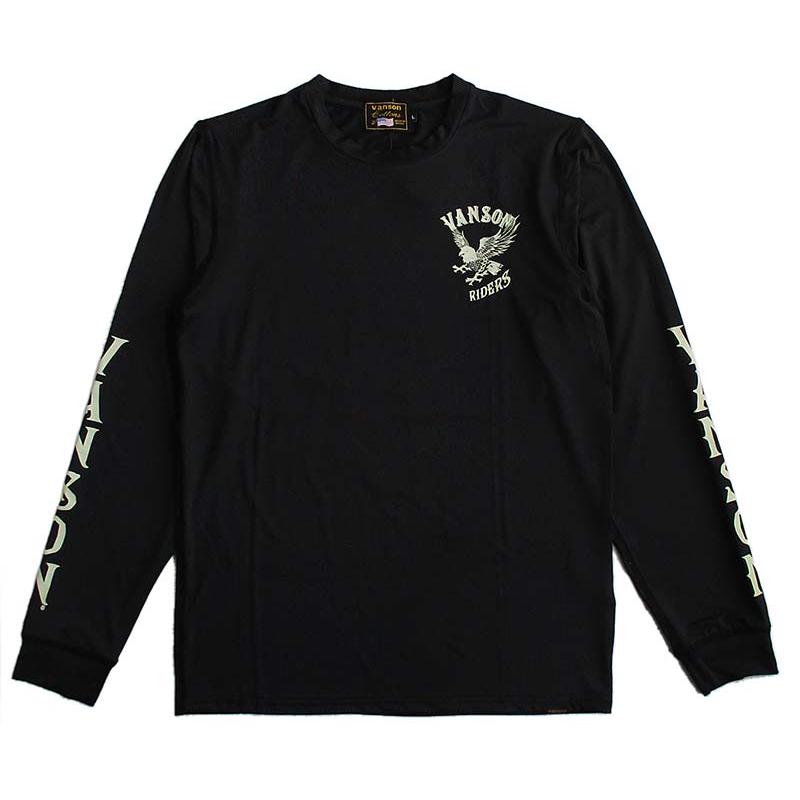 VANSON（バンソン） メンズ ドライ長袖Tシャツ ロンT : LL-Factory