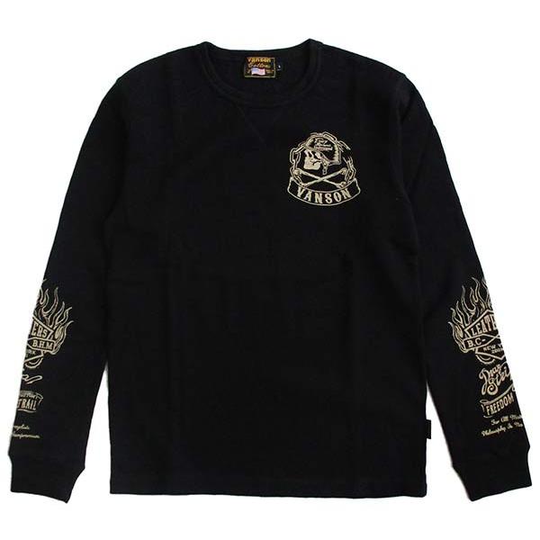 VANSON（バンソン） メンズ サーマル長袖Tシャツ ロンT : LL-Factory