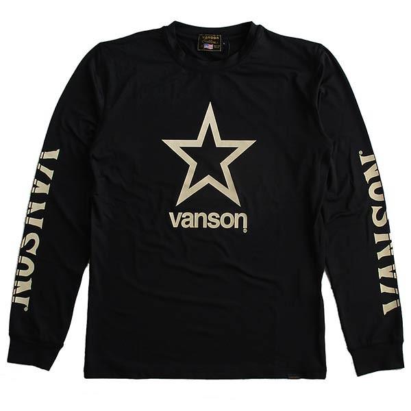 VANSON（バンソン） メンズ ドライ長袖Tシャツ ロンT : LL-Factory