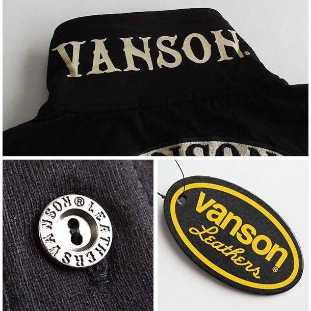 （4）VANSON ストライプ ポロシャツ nvps-2202-tot.jpg
