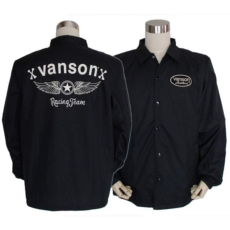 VANSON バンソン ナイロンコーチジャケット メンズ レディース VANSON バンソン ナイロンコーチジャケット メンズ レディース