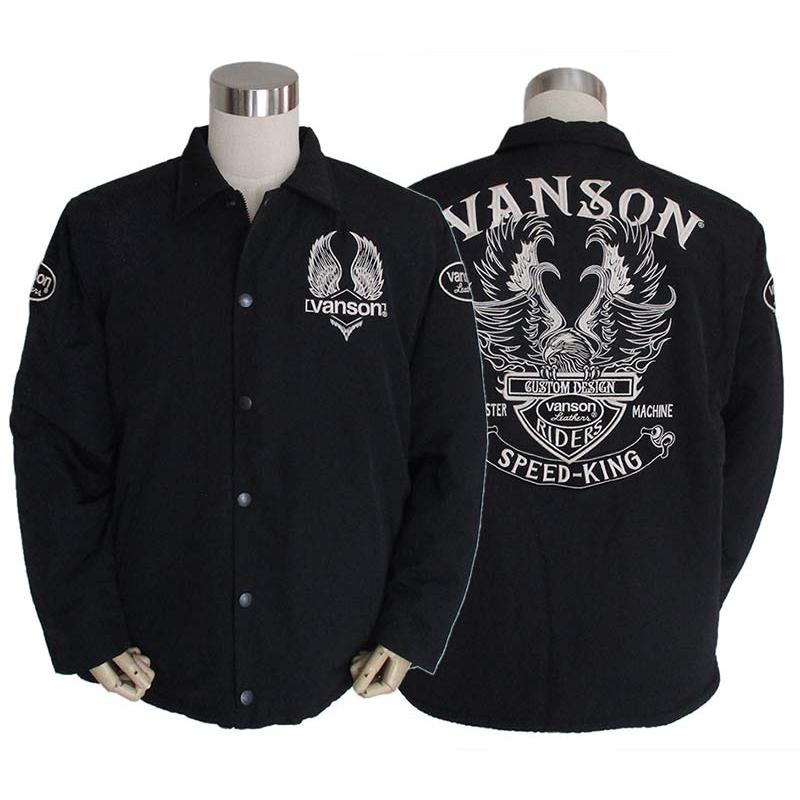 VANSON バンソン メンズ 裏ボアジャケット 刺繍 : LL-Factory