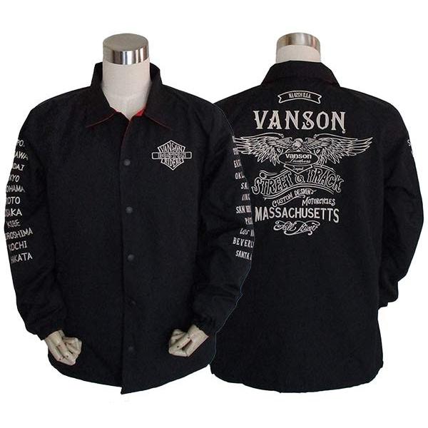 VANSON（バンソン） コーチジャケット メンズ リバーシブル ナイロン
